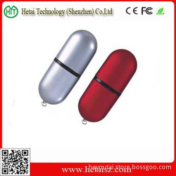 16GB Promotional Metal Capsule Pill Shaped USB Flash Drives (no minimum order) with Factory Price